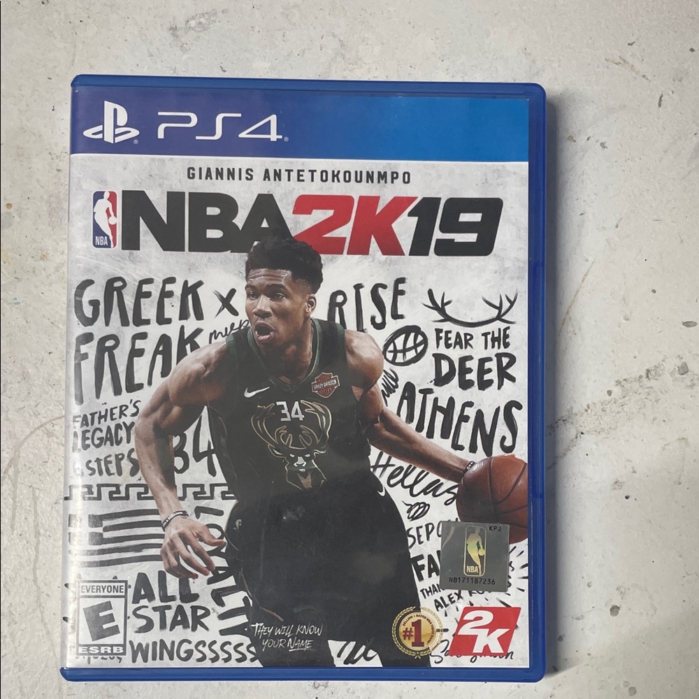 NBA 2K19 PS4 Game - Blue and Black